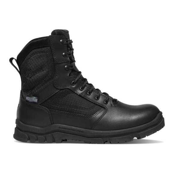 Danner Mens Tactical Lookout Boots Black Leather Lace Up Round Toe 7 D New - Picture 1 of 15